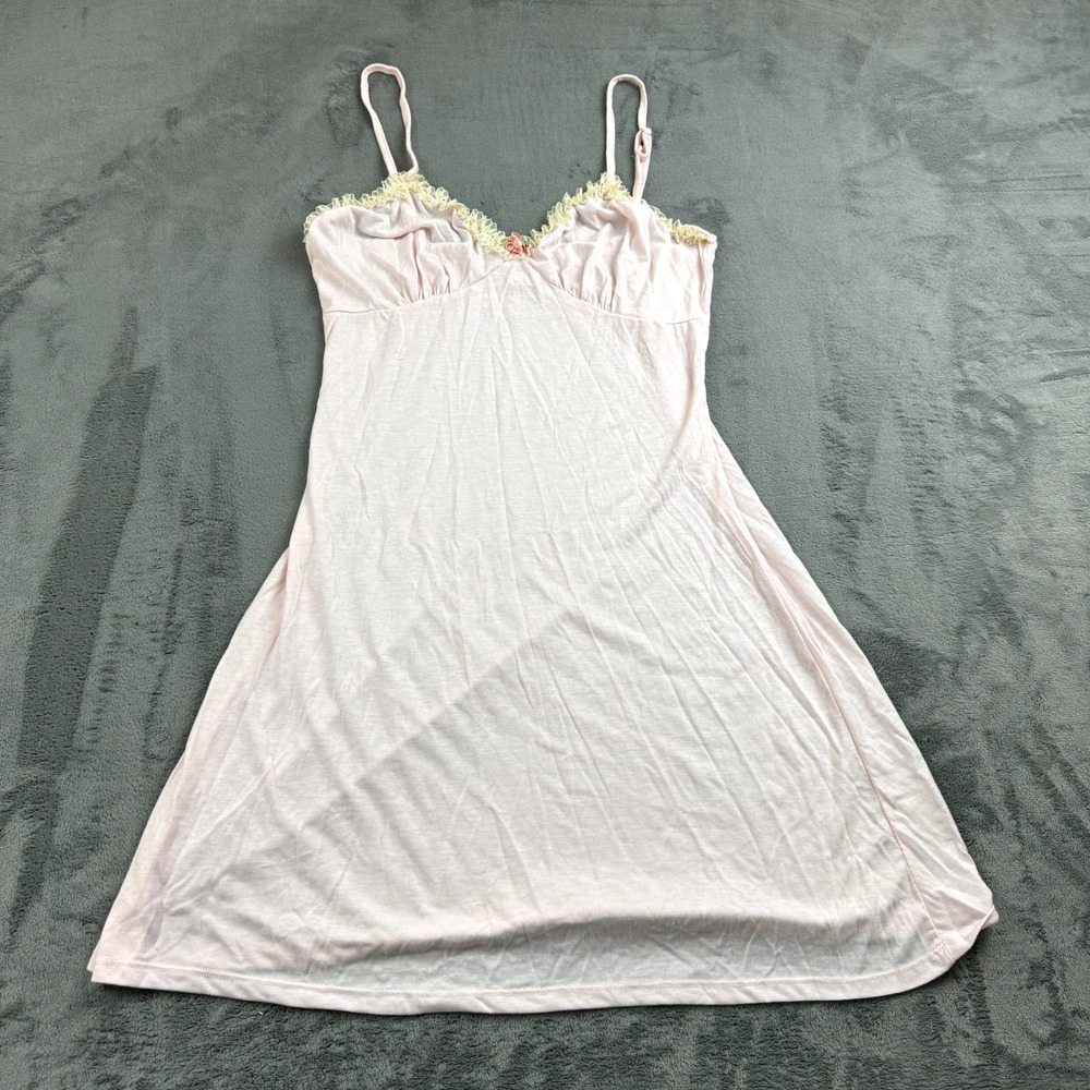 Kensie Womens Mini Dress Size‎ L Baby Doll Lace Bow Coquette Y2K Feminine Dainty